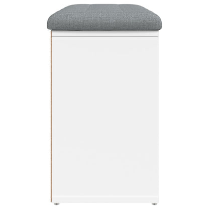 Schuhbank Weiß 82 x 32 x 50 cm Holzwerkstoff