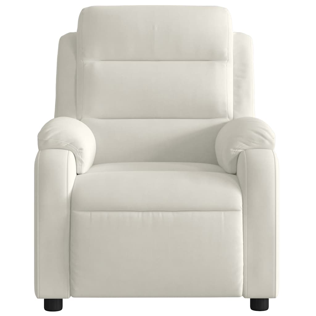 Relaxsessel Elektrisch Creme Samt