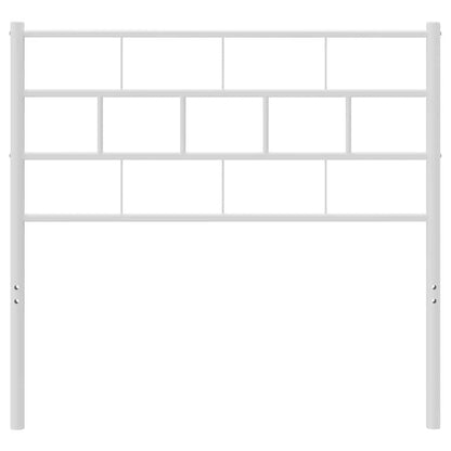 Ersatz-Kopfteil Metall Weiß 107 cm