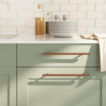 Möbelgriffe 5 Stk. Bronzen 224 mm Edelstahl