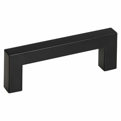 Möbelgriffe 10 Stk. Schwarz 96 mm Edelstahl