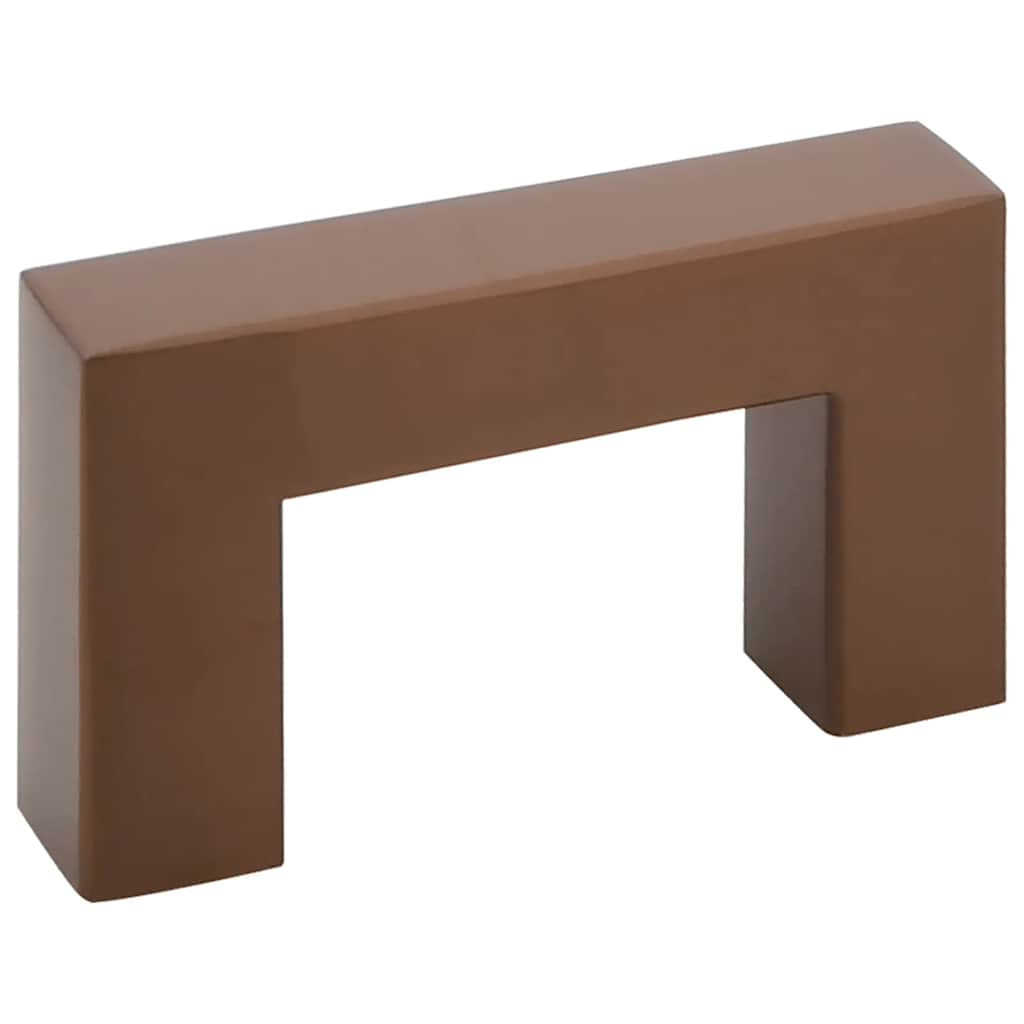 Möbelgriffe 10 Stk. Bronzen 64 mm Edelstahl