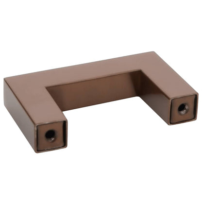 Möbelgriffe 10 Stk. Bronzen 64 mm Edelstahl