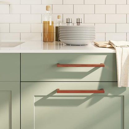 Möbelgriffe 5 Stk. Bronzen 224 mm Edelstahl