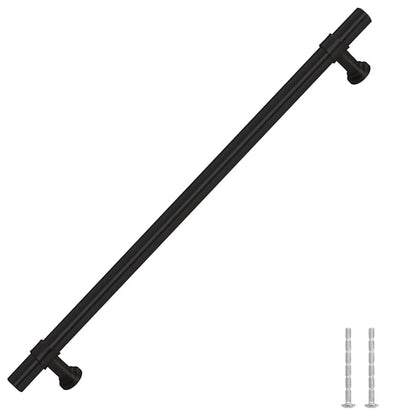 Möbelgriffe 5 Stk. Schwarz 224 mm Edelstahl