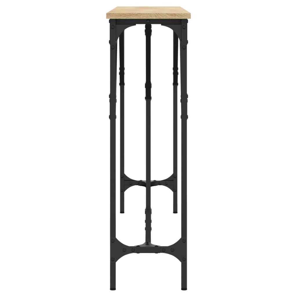 Konsolentisch Sonoma-Eiche 140x23x75 cm Holzwerkstoff