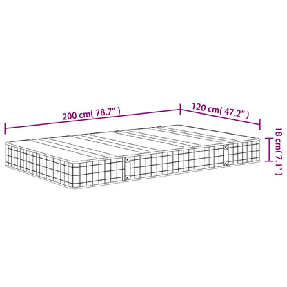 Matratze Bonnell-Federkern Mittel 120x200 cm