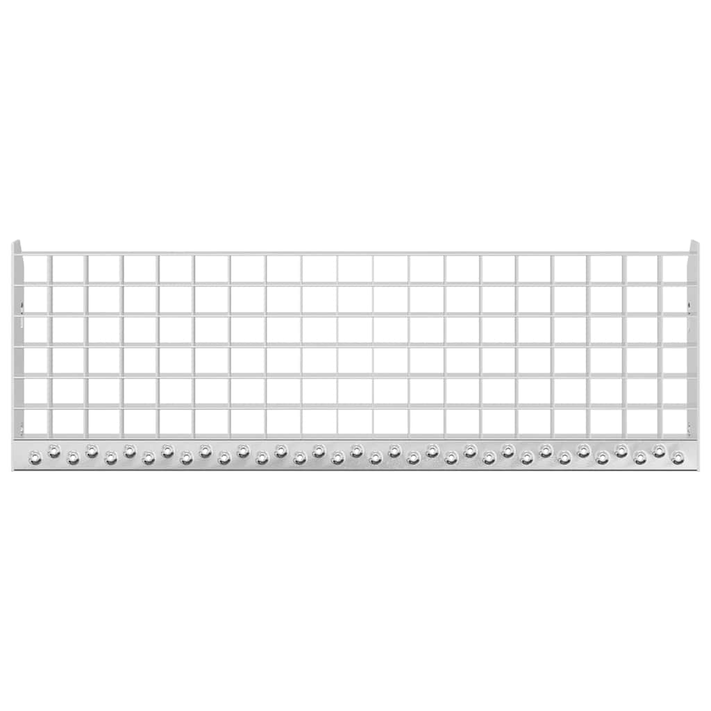Gitterroststufe 70x24x7 cm Verzinkter Stahl