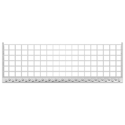 Gitterroststufe 70x24x7 cm Verzinkter Stahl