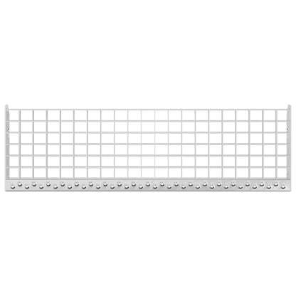 Gitterroststufe 80x24x7 cm Verzinkter Stahl