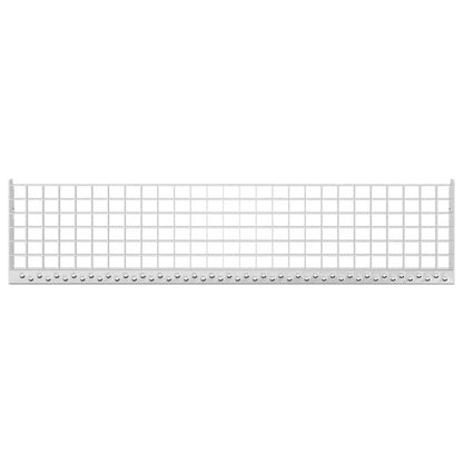 Gitterroststufe 100x24x7 cm Verzinkter Stahl