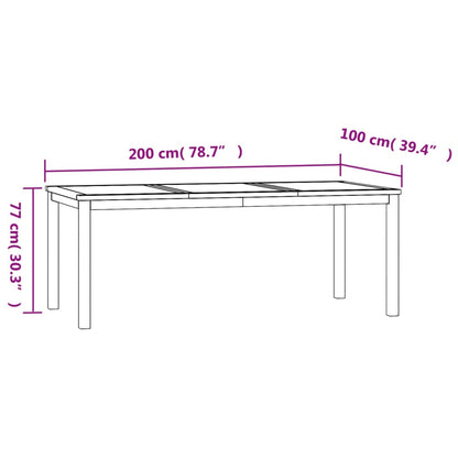 9-tlg. Garten-Essgruppe Massivholz Teak