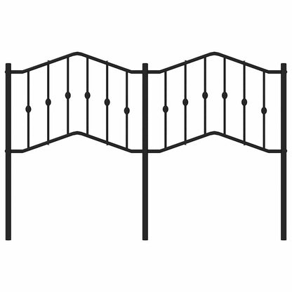 Ersatz-Kopfteil Metall Schwarz 150 cm