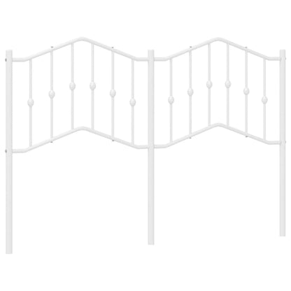 Ersatz-Kopfteil Metall Weiß 150 cm