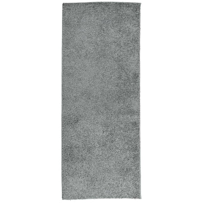 Teppich Shaggy Hochflor Modern Grün 80x200 cm