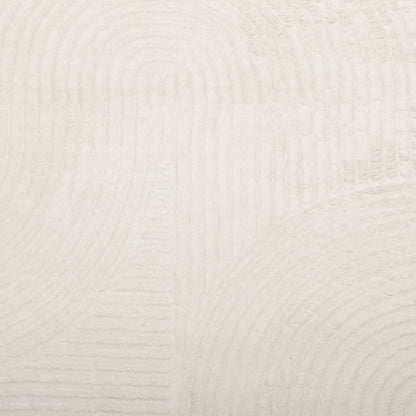 Teppich IZA Kurzflor Skandinavischer Look Creme Ø 200 cm