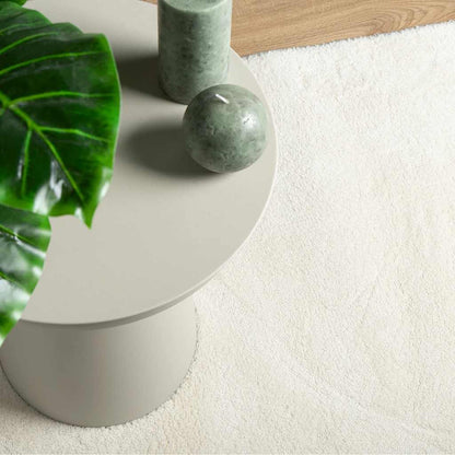 Teppich OVIEDO Kurzflor Creme 200x200 cm