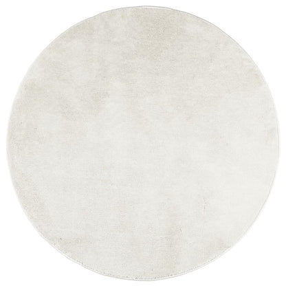 Teppich OVIEDO Kurzflor Creme Ø 200 cm