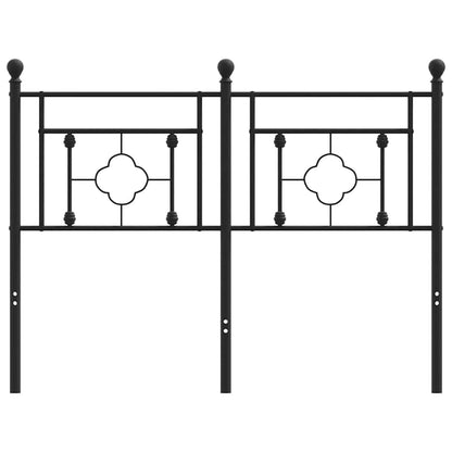 Ersatz-Kopfteil Metall Schwarz 120 cm