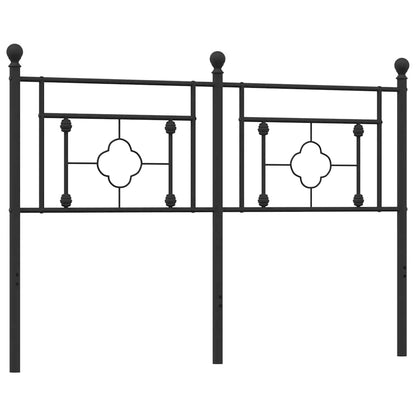 Ersatz-Kopfteil Metall Schwarz 140 cm
