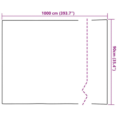 Fensterfolien 2 Stk. Matt Bambus-Muster PVC