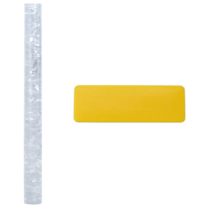 Fensterfolien 2 Stk. Matt Blumenmuster PVC