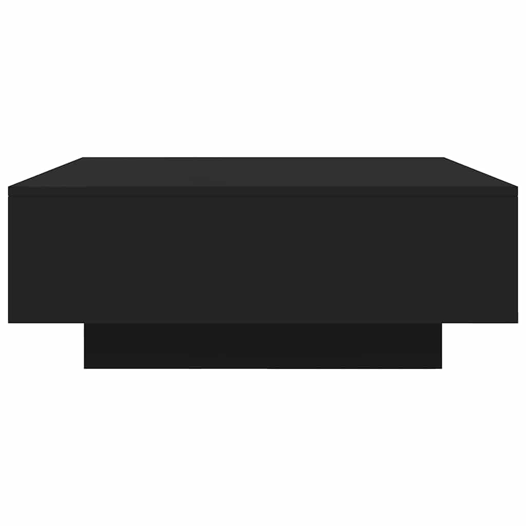 Couchtisch Schwarz 80x80x31 cm Holzwerkstoff