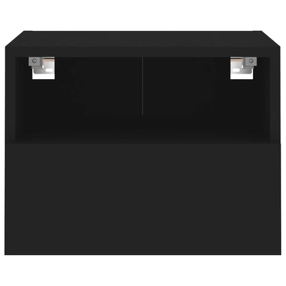 TV-Wandschrank Schwarz 40x30x30 cm Holzwerkstoff