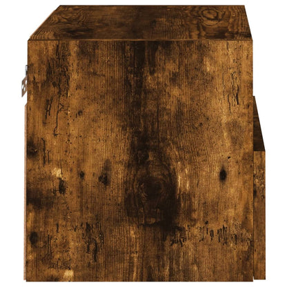 TV-Wandschränke 2 Stk. Räuchereiche 40x30x30 cm Holzwerkstoff