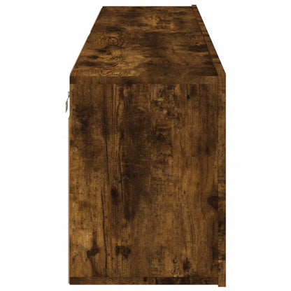 TV-Wandschränke 2 Stk. Räuchereiche 80x30x41 cm