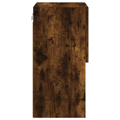 TV-Schränke mit LED-Leuchten 2 Stk. Räuchereiche 30,5x30x60 cm