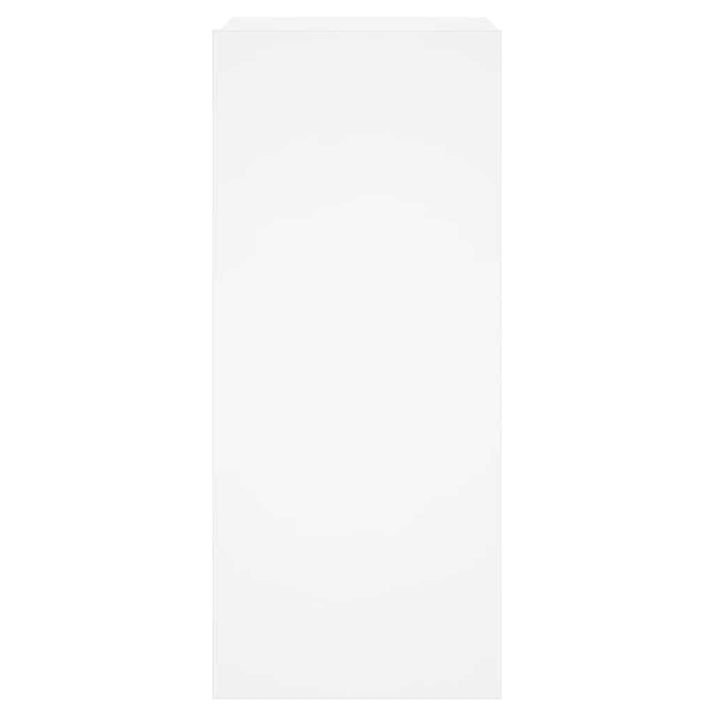 TV-Wandschrank mit LED-Leuchten Weiß 30,5x35x70 cm