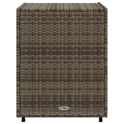 Gartenschrank Grau 55x59x69 cm Poly Rattan