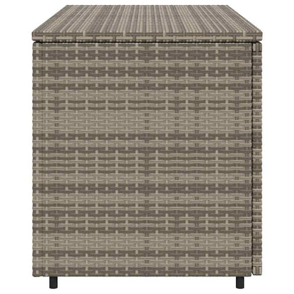 Gartenschrank Grau 110x55x60,5 cm Poly Rattan