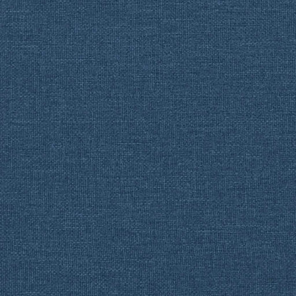 Bettgestell "Dover" Blau 200x200 cm Stoff