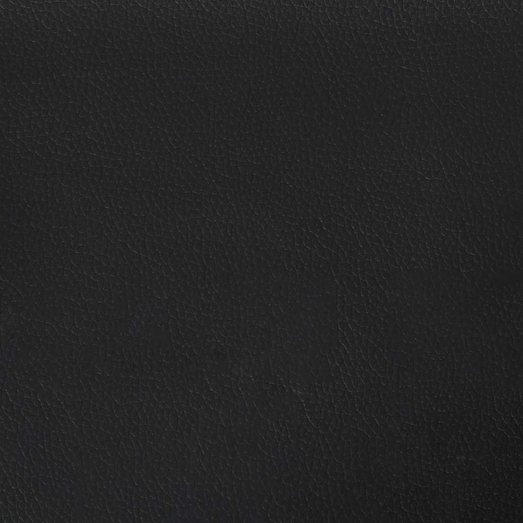 Bettgestell "Dover" Schwarz 100x203 cm Kunstleder