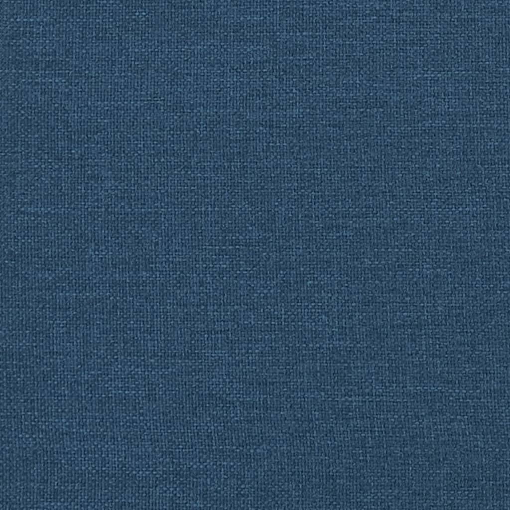 Kopfteil-Kissen "Hvar" Blau 80 cm Stoff