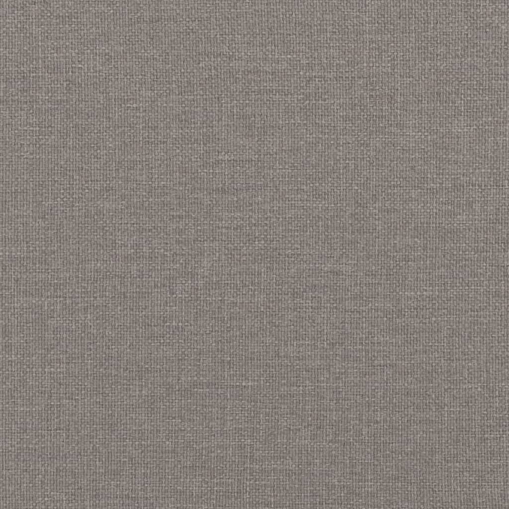 Kopfteil-Kissen "Hvar" Taupe 90 cm Stoff