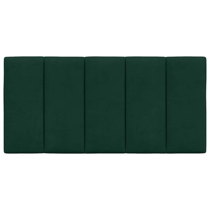 Kopfteil-Kissen "Hanko" Dunkelgrün 100 cm Samt