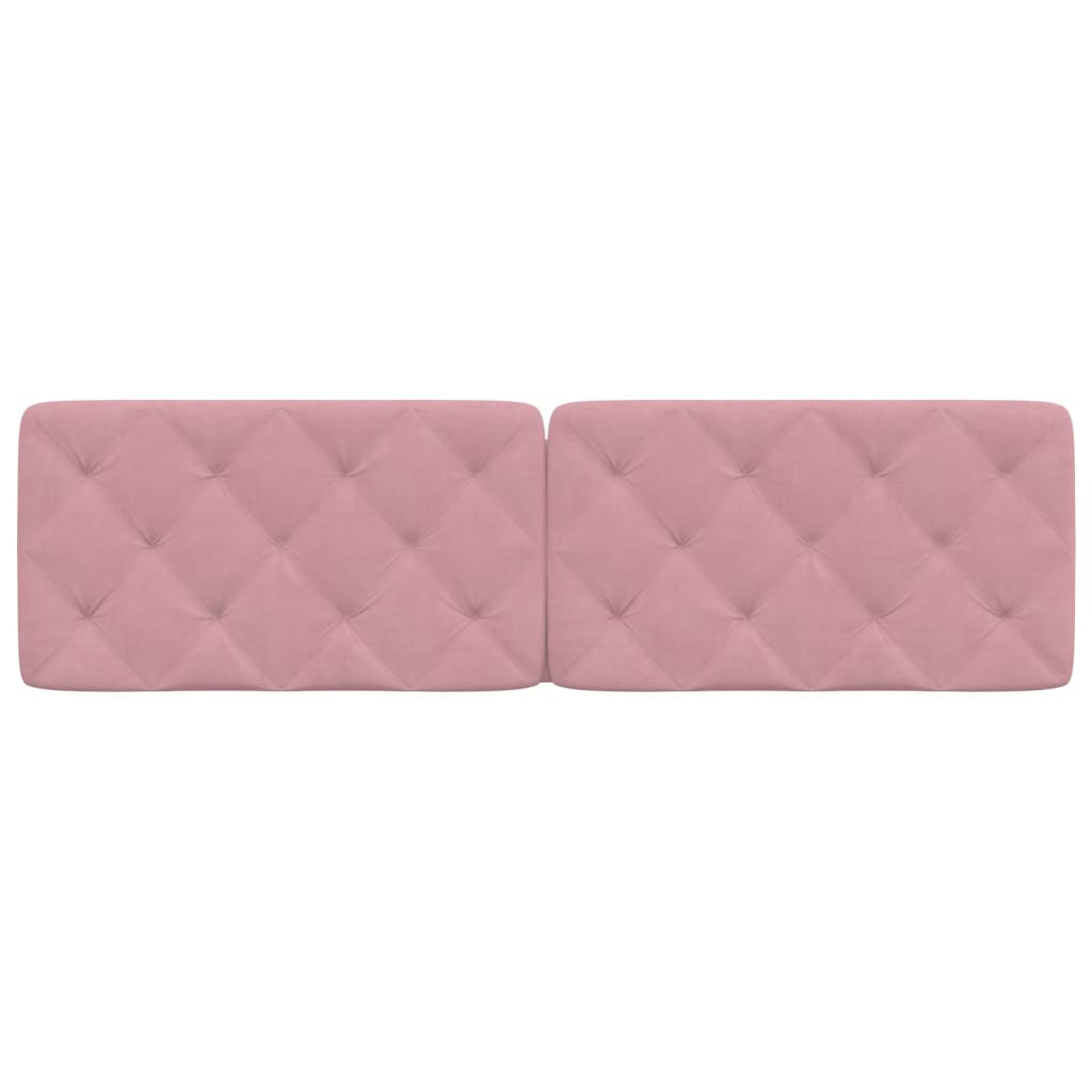 Kopfteil-Kissen Rosa 180 cm Samt
