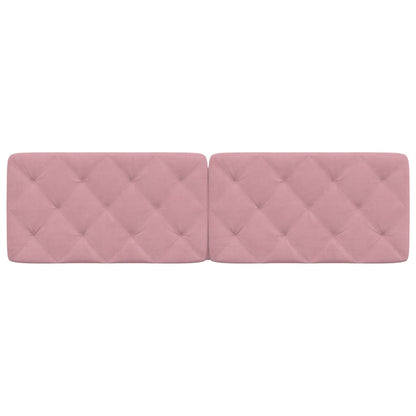 Kopfteil-Kissen Rosa 180 cm Samt