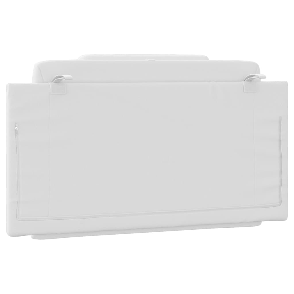 Kopfteil-Kissen "Viana" Weiß 100 cm Kunstleder