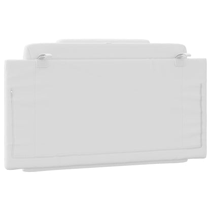 Kopfteil-Kissen "Viana" Weiß 100 cm Kunstleder