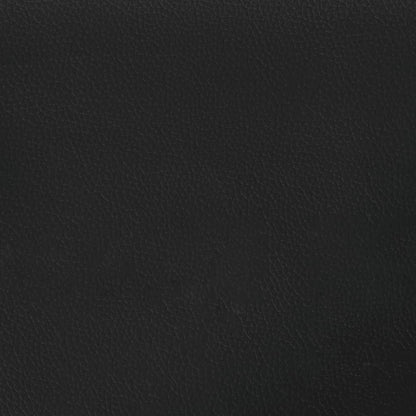 Kopfteil-Kissen "Viana" Schwarz 180 cm Kunstleder