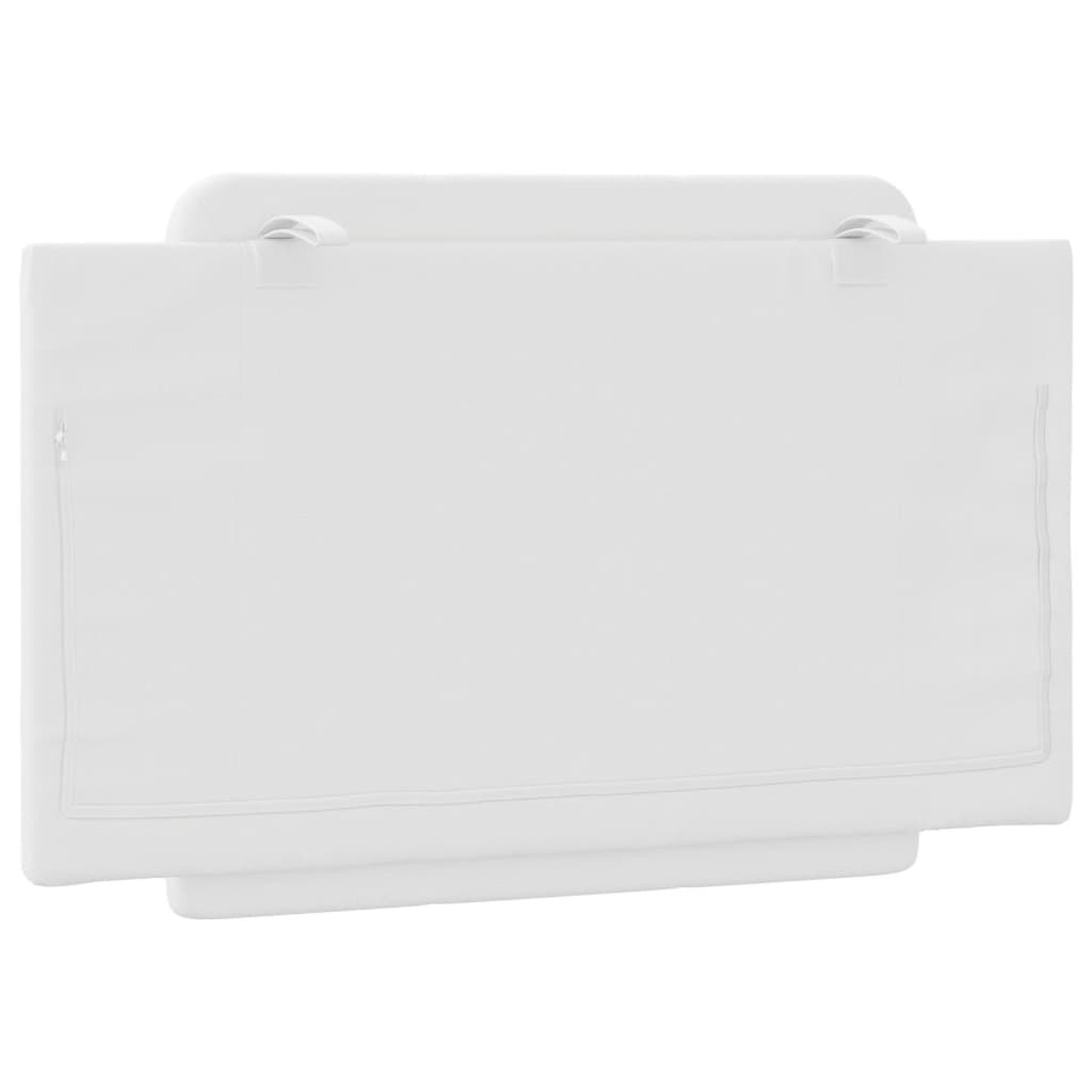 Kopfteil-Kissen "Zadar" Weiß 90 cm Kunstleder