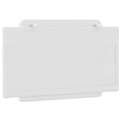 Kopfteil-Kissen "Zadar" Weiß 90 cm Kunstleder