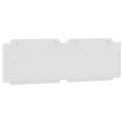 Kopfteil-Kissen "Zadar" Weiß 160 cm Kunstleder