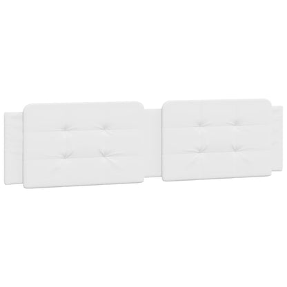 Kopfteil-Kissen "Zadar" Weiß 200 cm Kunstleder