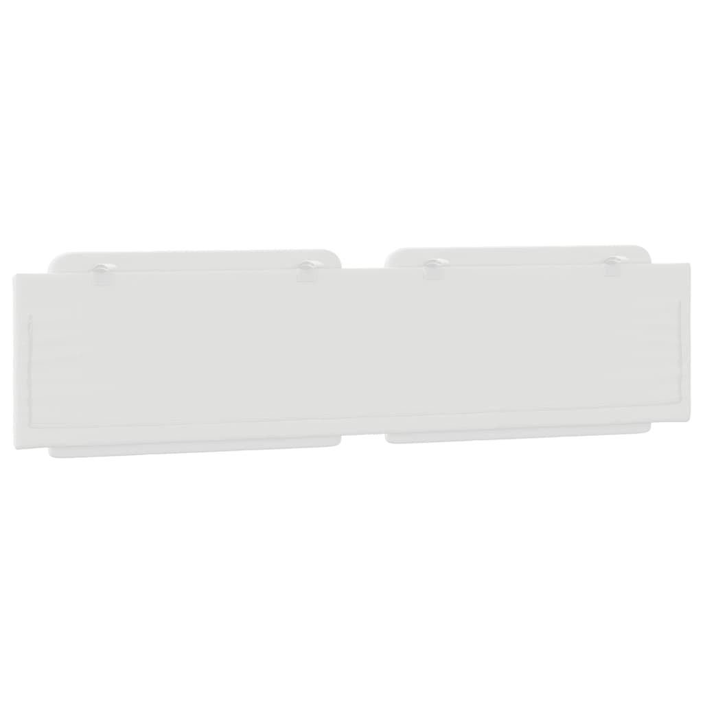 Kopfteil-Kissen "Zadar" Weiß 200 cm Kunstleder