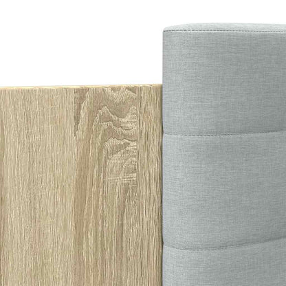 Bettgestell mit Kopfteil Sonoma-Eiche 90x200 cm Holzwerkstoff